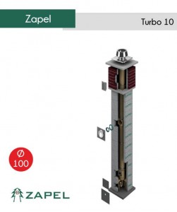 Ceramiczny komin do kotłów kondensacyjnych na gaz Zapel Turbo 10