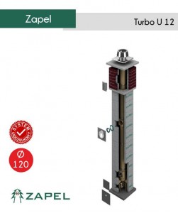 Zapel Turbo U 120 uszczelkowy komin ceramiczny do kotłów kondensacyjnych na gaz
