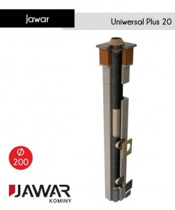 komin Jawar Uniwersal Plus fi 200 uniwersalny system kominowy oparty ceramikę izostatyczną