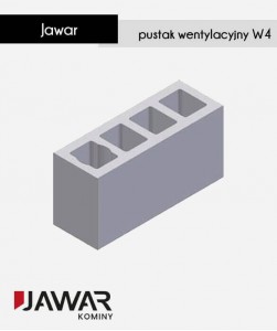 Tanie poczwórna wentylacja z perlitu - komin wentylacyjny Jawar W4
