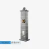 GT Wulkan CI-EKO 180+W uniwersalny ceramiczny system kominowy z wentylacją