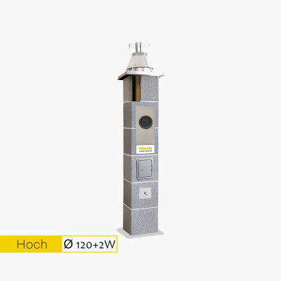 Hoch Turbo Keramik (gaz) fi 120 z wentylacją x 2