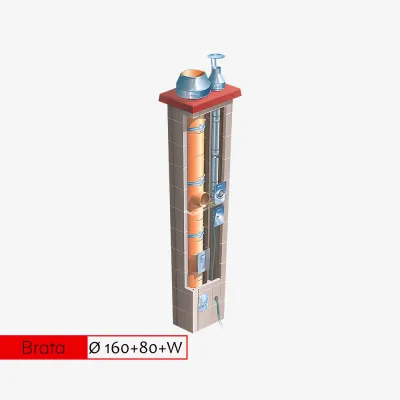 Brata Duo Standard 160+80+W