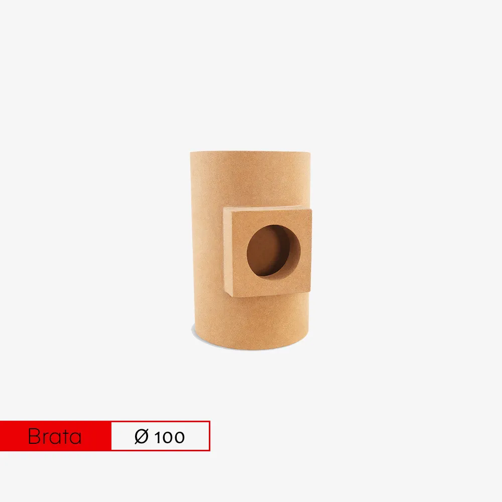 Trójnik do kotłów gazowych 0,33 mb fi 100 Brata