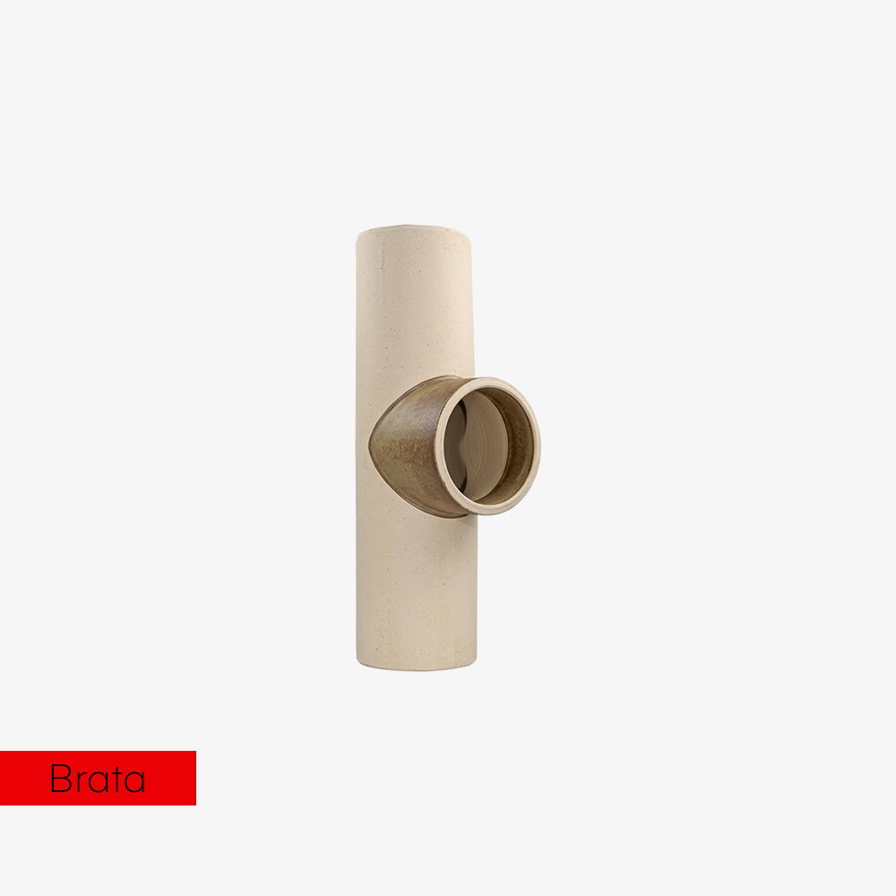 Króciec do trójnika spalinowego 90° fi 140-250 Brata