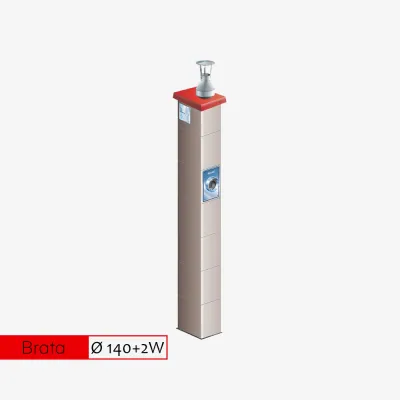 Brata Turbo K 140+2W z kolanem