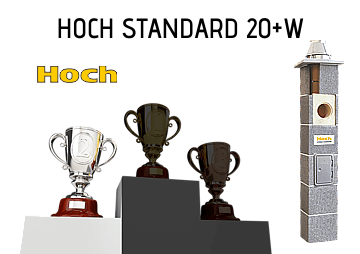 Najlepszy komin do kominka Hoch Standard 20+W