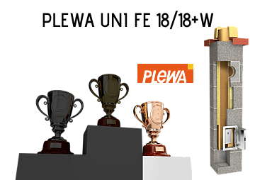 Najlepszy komin do kominka Plewa Uni FE 18