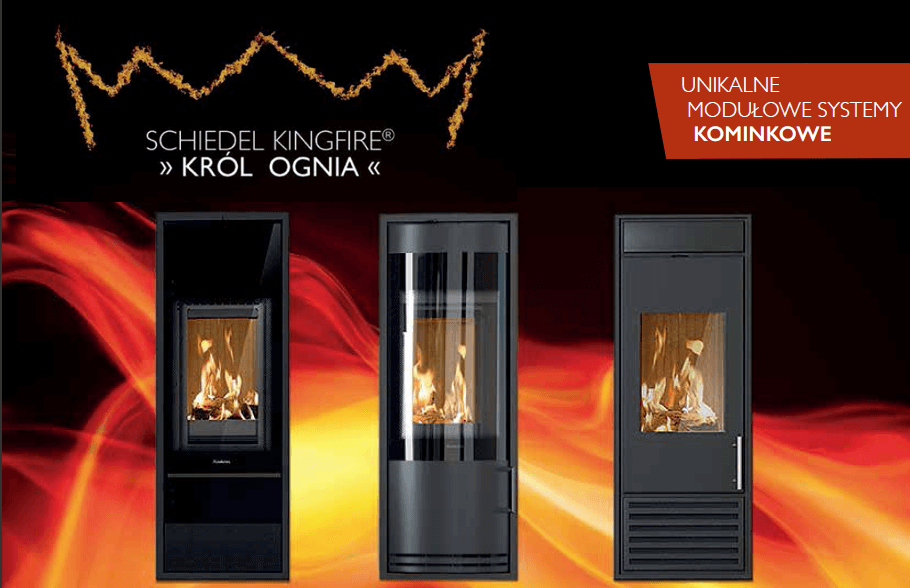 Schiedel Kingfire kominek i komin w jednym