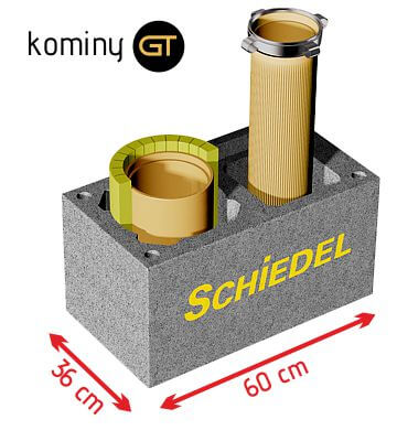 komin wielofunkcyjny Schiedel Dual
