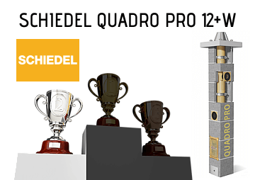 Najlepszy komin do gazu 2 Schiedel Quadro Pro