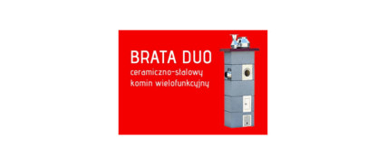 Komin ceramiczno-stalowy Brata DUO