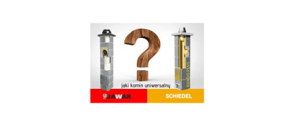 Porównanie kominów uniwersalnych Schiedel Rondo Plus vs. Jawar Uniwersal Plus
